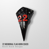 22 Memorial American flag Horn Cover
