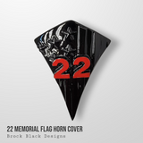 22 Memorial American flag Horn Cover