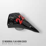 22 Memorial American flag Horn Cover