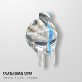3d Spartan Horn Cover with flag