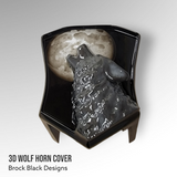 3D wolf horn cover