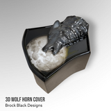 3D wolf horn cover