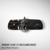 114 & 117 air cleaner insert 3D Spartan Flag