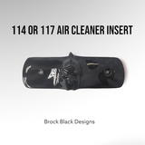 114 & 117 air cleaner insert 3D Spartan Flag