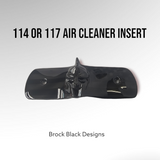 114 & 117 air cleaner insert 3D Spartan Flag