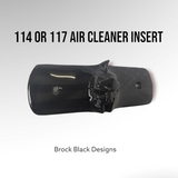 114 & 117 air cleaner insert 3D Spartan Flag