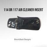 114 & 117 air cleaner insert 3D Spartan Flag