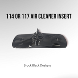 114 & 117 air cleaner insert 3D Spartan Flag