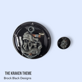 3D Kraken themed derby cover