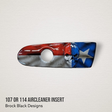 3D skull flag 107 or 114 air cleaner insert