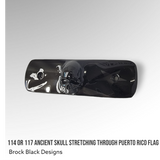 114 or 117 air cleaner insert 3D ancient skull Puerto Rico theme