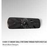 114 or 117 air cleaner insert 3D ancient skull Puerto Rico theme
