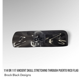 114 or 117 air cleaner insert 3D ancient skull Puerto Rico theme