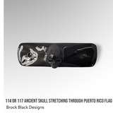 114 or 117 air cleaner insert 3D ancient skull Puerto Rico theme