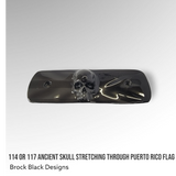 114 or 117 air cleaner insert 3D ancient skull Puerto Rico theme