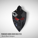 Custom Side-mounted horn cover with Punisher