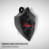 Custom Side-mounted horn cover with Punisher