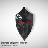 Custom Side-mounted horn cover with Punisher