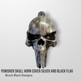 3D Punisher skull horn cover