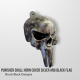 3D Punisher skull horn cover