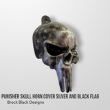 3D Punisher skull horn cover