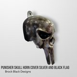 3D Punisher skull horn cover