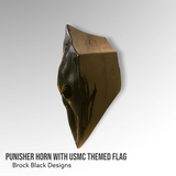 3D Punisher with American flag USMC logo