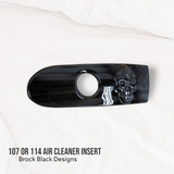 3D skull flag 107 or 114 air cleaner insert