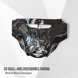 Skull and crossbones fairing batwing