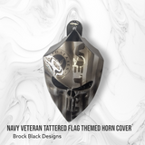 3D Punisher with Navy Veteran flag