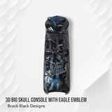 3D eagle, skull and flames themed console