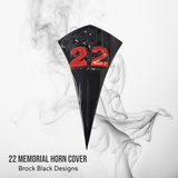 22 Memorial American flag Horn Cover