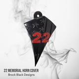 22 Memorial American flag Horn Cover