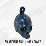 Ancient skull Deathly Hallows symbol horn cover