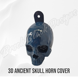 3D ancient skull chaos symbol horn cover