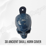 3D ancient skull chaos symbol horn cover