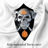 Side-mounted horn 3D Viking skull theme