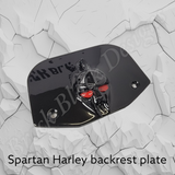 Backrest plate Spartan stretching through