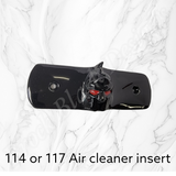 114 & 117 air cleaner insert 3D Spartan