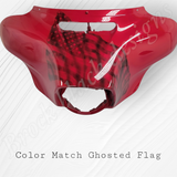 Fairing Ghosted tattered American flag