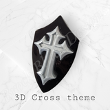 3D cross derby cover, points cover, and horn cover