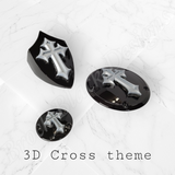 3D cross derby cover, points cover, and horn cover