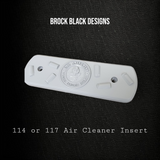 114 & 117 air cleaner insert 3D Second Amendment theme