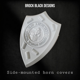 Custom horn cover with 2nd amendment theme