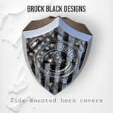 Custom horn cover with 2nd amendment theme