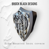 Custom horn cover with 2nd amendment theme