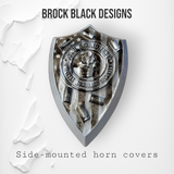 Custom horn cover with 2nd amendment theme