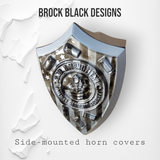 Custom horn cover with 2nd amendment theme