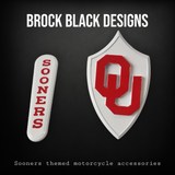 08+ Sooners themed console insert