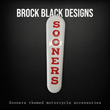 08+ Sooners themed console insert